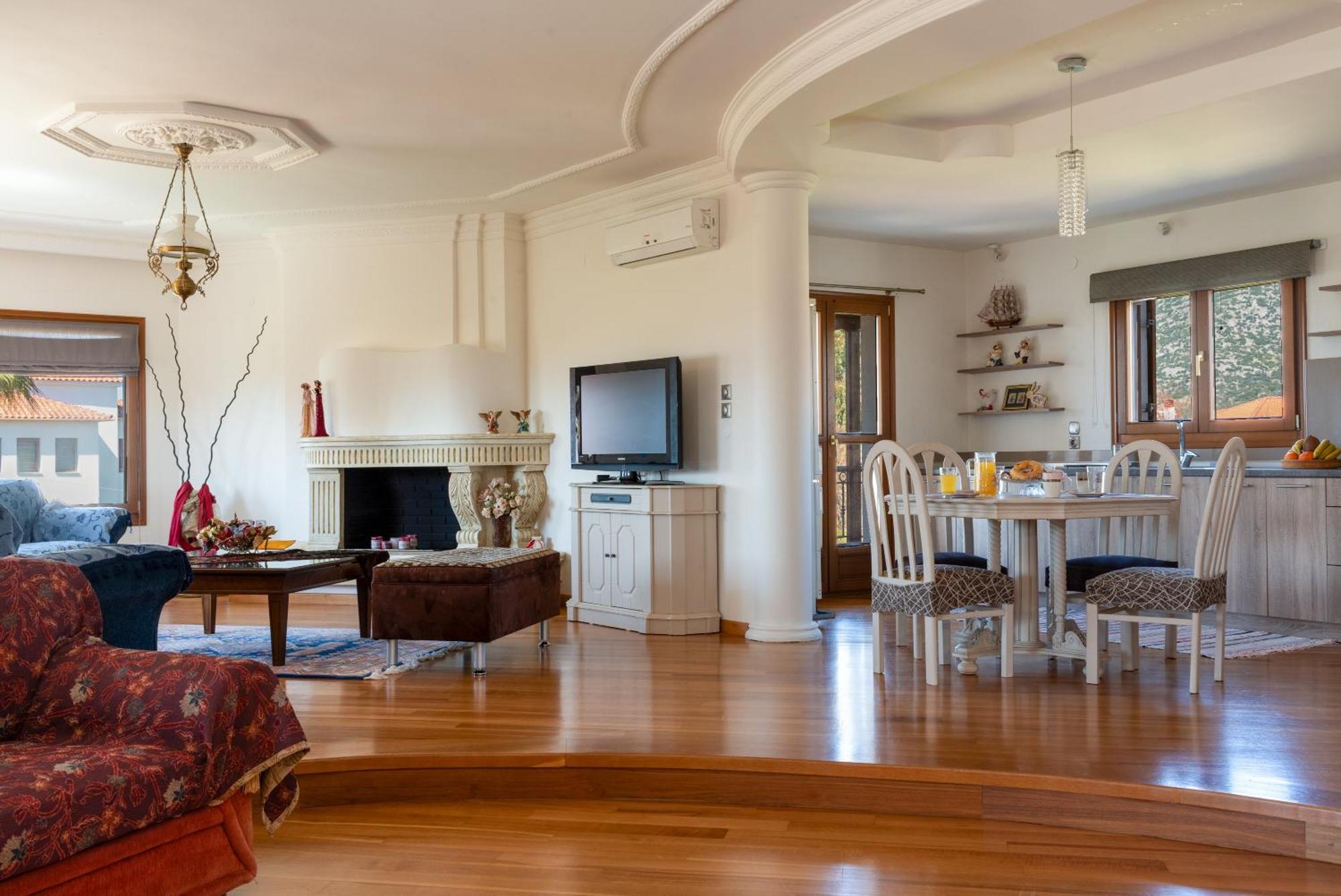 شقة Christina'S Twin Palm Trees House أغريا المظهر الخارجي الصورة