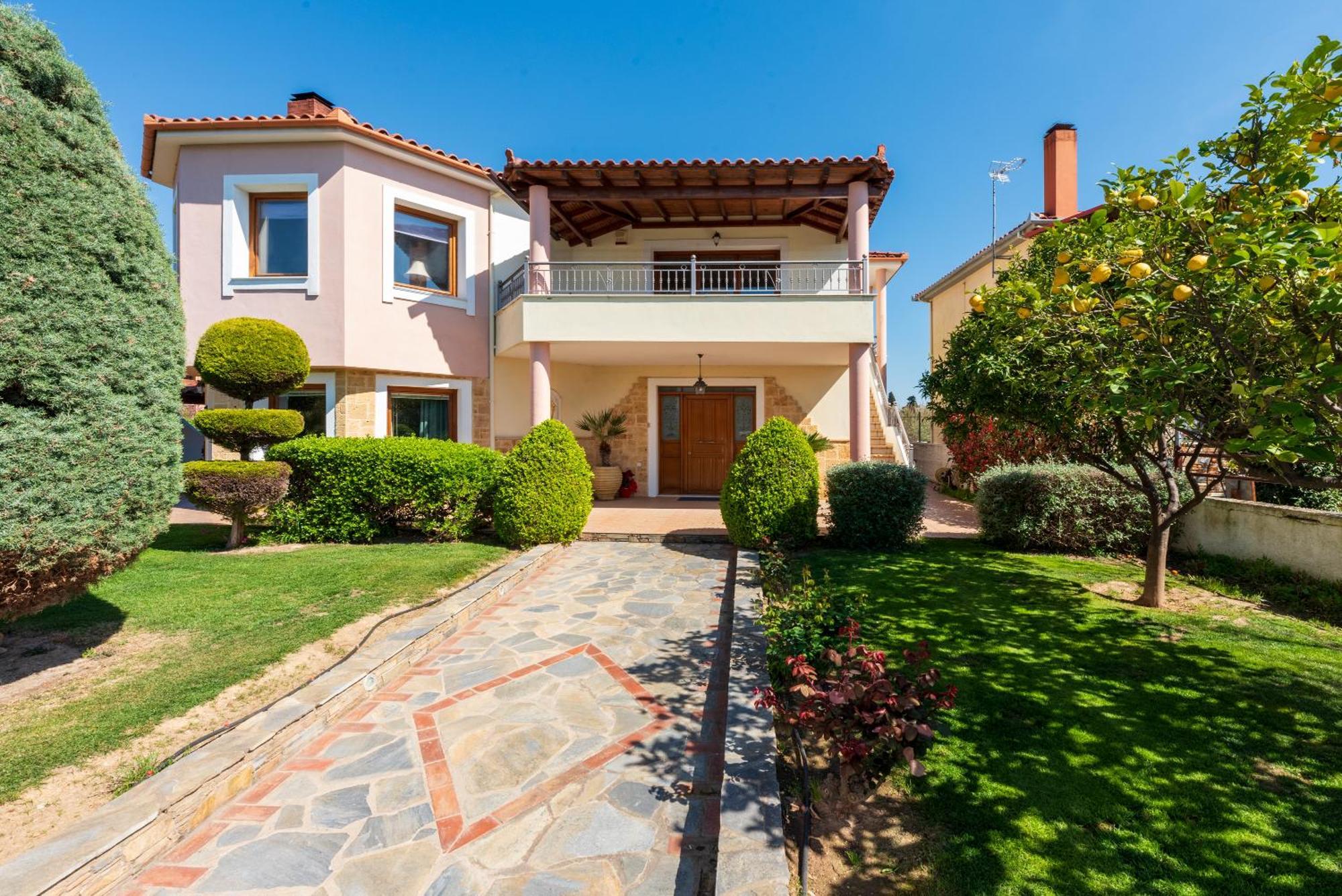 شقة Christina'S Twin Palm Trees House أغريا المظهر الخارجي الصورة