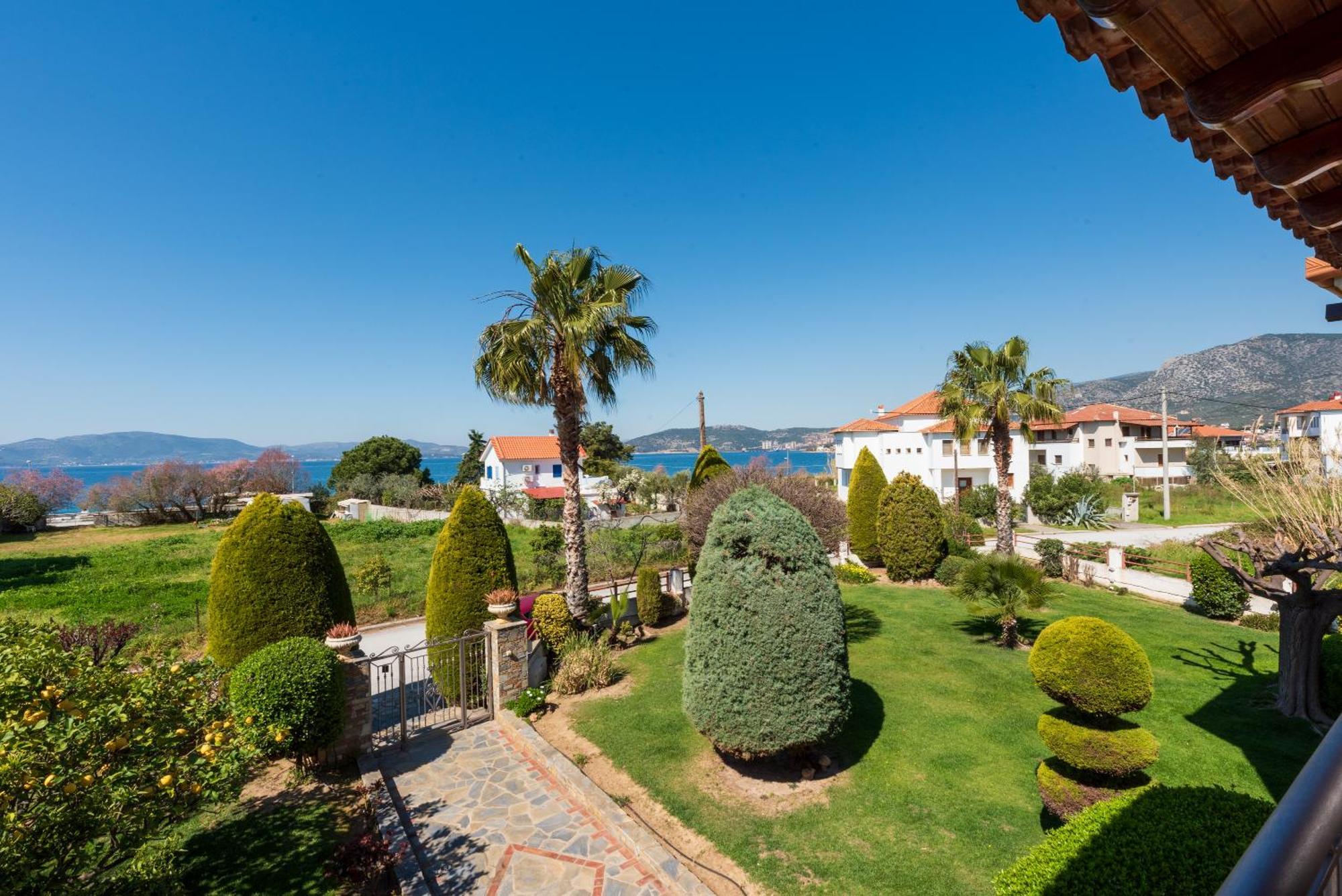 شقة Christina'S Twin Palm Trees House أغريا المظهر الخارجي الصورة