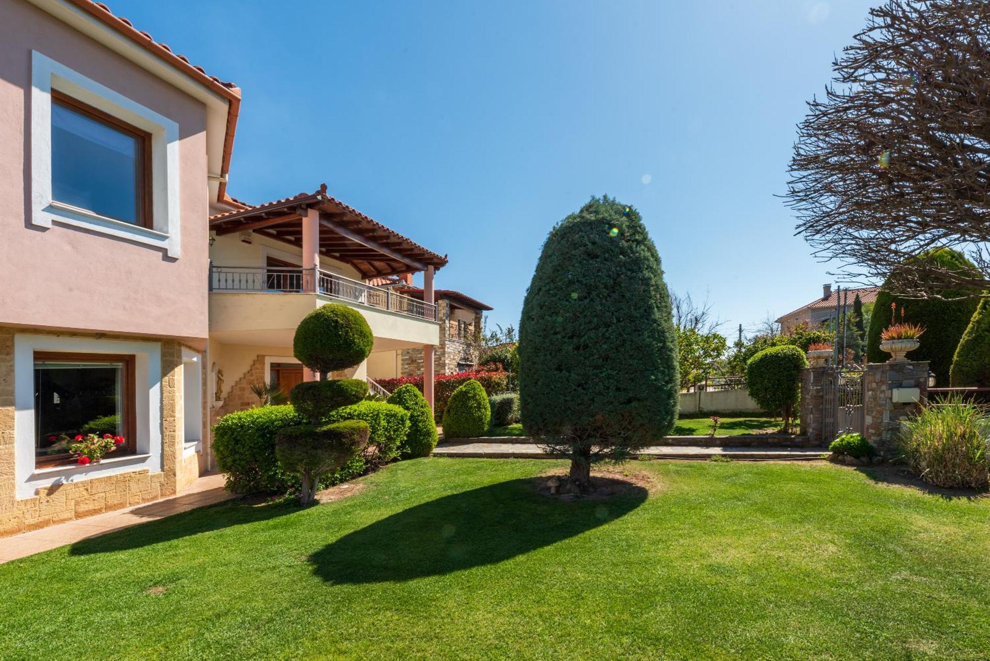 شقة Christina'S Twin Palm Trees House أغريا المظهر الخارجي الصورة